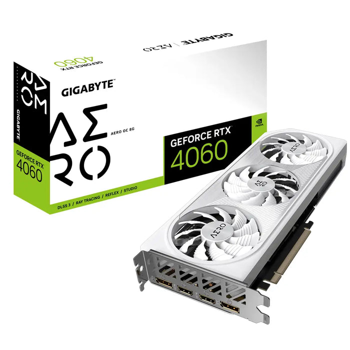 Video card GIGABYTE RTX 4060 AERO OC 8GB GDDR6 - Видео карти<<<Компютърни компоненти<<<ValiAPI