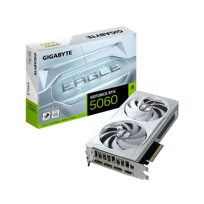 Video card GIGABYTE RTX 5060 EAGLE OC ICE 8GB GDDR7 - Видео карти<<<Компютърни компоненти<<<ValiAPI&&&Видео