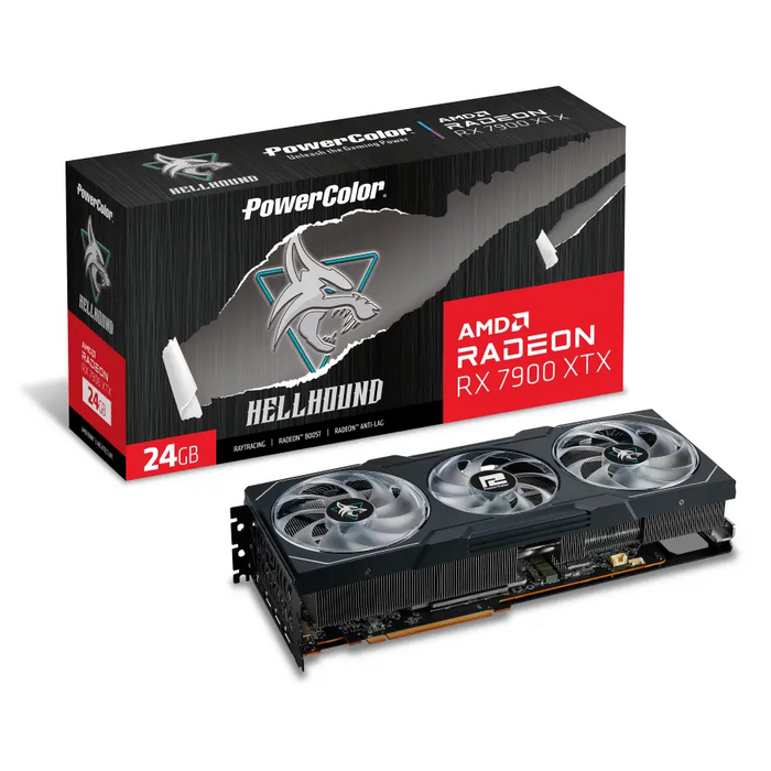 Video card Powercolor HELLHOUND RX 7900 XTX OC 24GB GDDR6 - Видео карти<<<Компютърни компоненти<<<ValiAPI&&&Видео