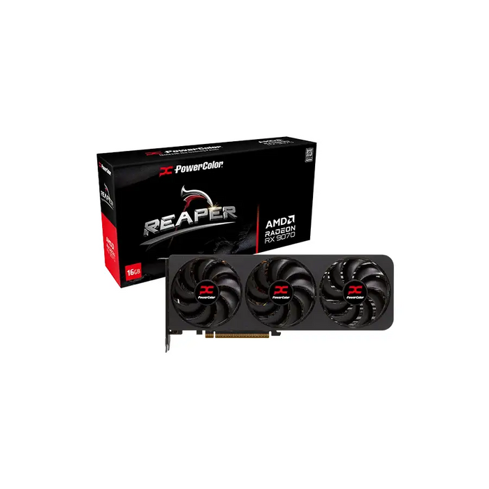 Video card PowerColor Radeon RX 9070 Reaper 16GB GDDR6 - Видео карти<<<Компютърни компоненти<<<ValiAPI&&&Видео