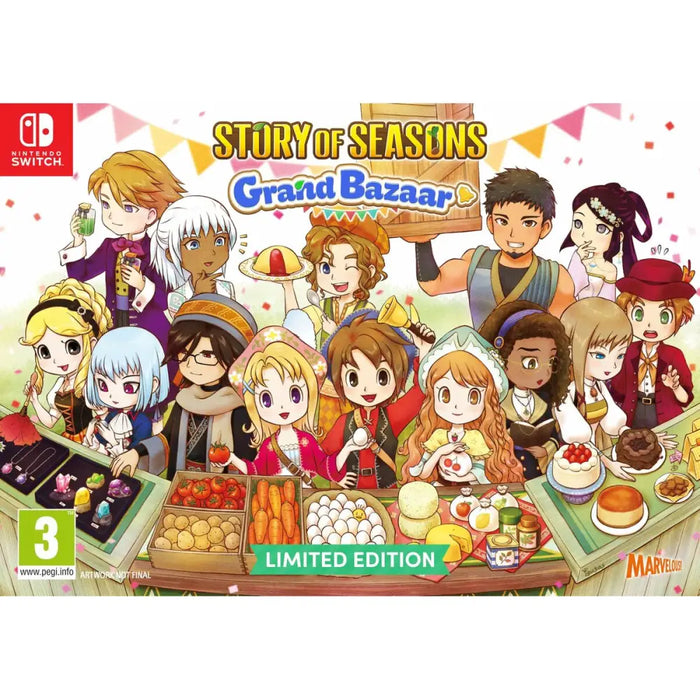 Video game for Switch Just For Games Story of Seasons Grand Bazaar: Limited Edition - Електроника Игри<<<Компютри|