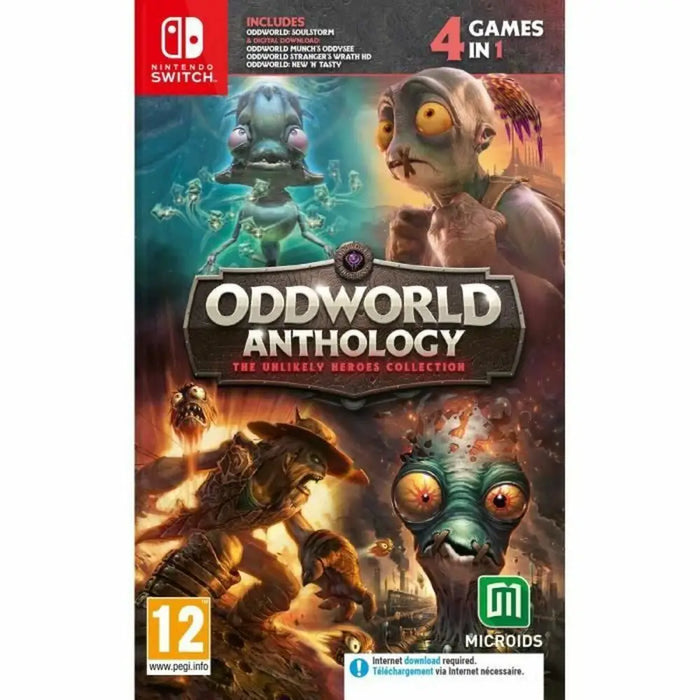 Video game for Switch Microids Oddworld Anthology: The Unlikely Heroes Collection - Електроника Игри<<<Компютри|