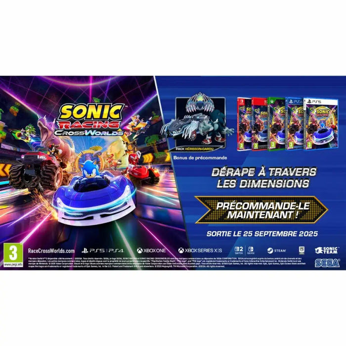 Video game for Switch SEGA Sonic Racing CrossWorlds - Електроника Игри<<<Компютри| Електроника<<<BigBuy&&&Видео