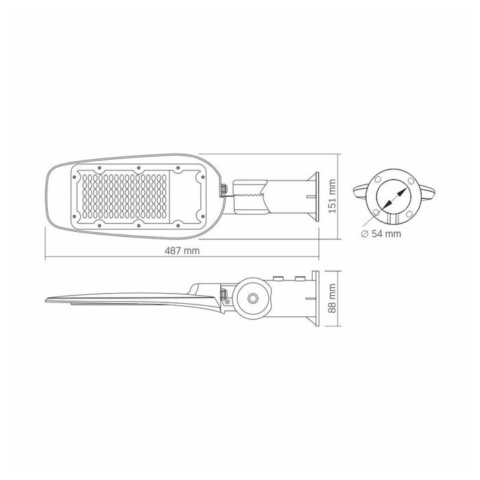 LED OUTDOOR LAMP VLE-SLe14-505 STREET LED 50W/5K VIDEX