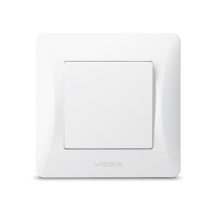 SINGLE POLE SWITCH VF-BNSW1-W 10A BINERA VIDEX - WHITE