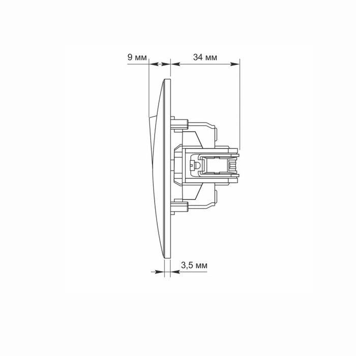 DEVIATOR KEY 10A VF-BNSW1P-BG BINERA VIDEX - GRAPHITE