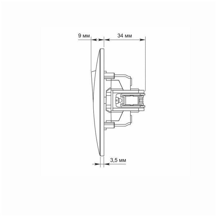 SERIAL DEVIATOR WRENCH 10A VF-BNSW2P-W BINERA VIDEX - WHITE