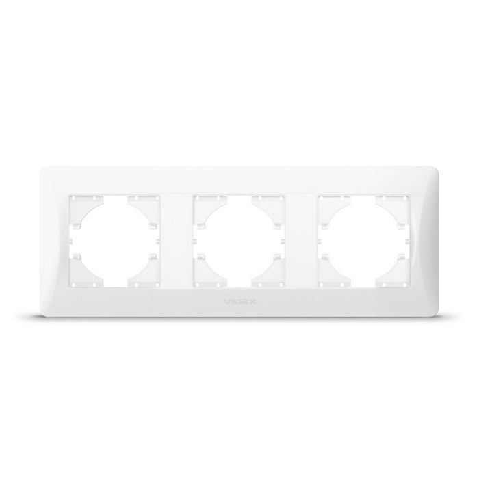 TRIPLE HORIZONTAL FRAME VF-BNFR3H-W BINERA VIDEX - WHITE