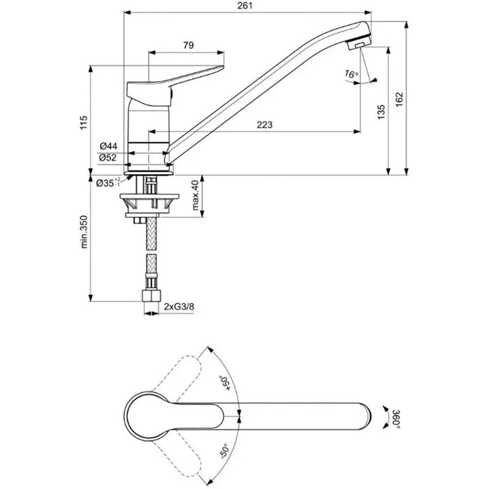 VIDIMA SCORPIO KITCHEN MIXER - Смесители за кухня<<<Кухня<<<Praktiker