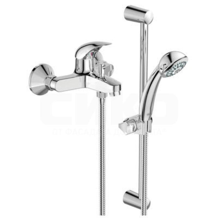 ORION WALL-MOUNTED MIXER FOR BATH WITH ACCESSORIES