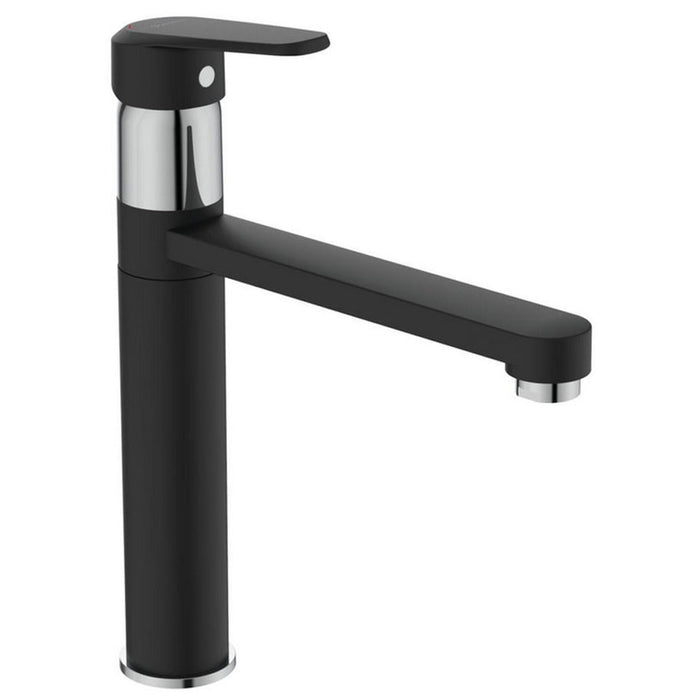 VIDIMA SEVA L BLACK PEARL GRANITE COATED KITCHEN FAUCET