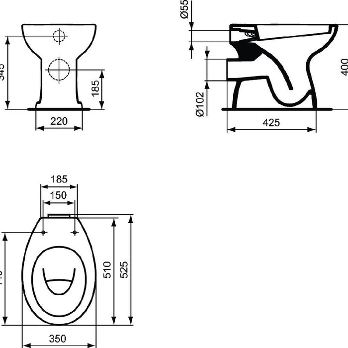 TOILET TRAY VIDIMA SEVADUO