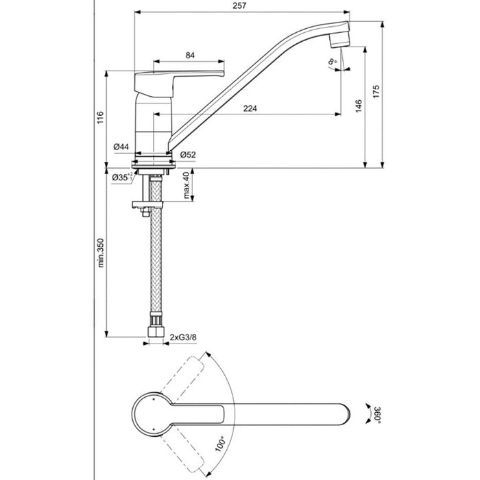 VIDIMA CALISTA KITCHEN MIXER