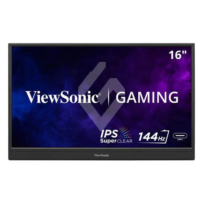 VIEWSONIC LED portable monitor VX1654 16inch Full HD 250 nits resp 6.5ms incl 2x0 8W speakers 144Hz 2x USB-C 60W mini