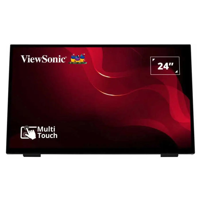 VIEWSONIC TD2465 24inch 16:9 1920x1080 SuperClear IPS LED Monitor with 5ms HDMI DipsplayPort USB Type C RJ45 Ethernet