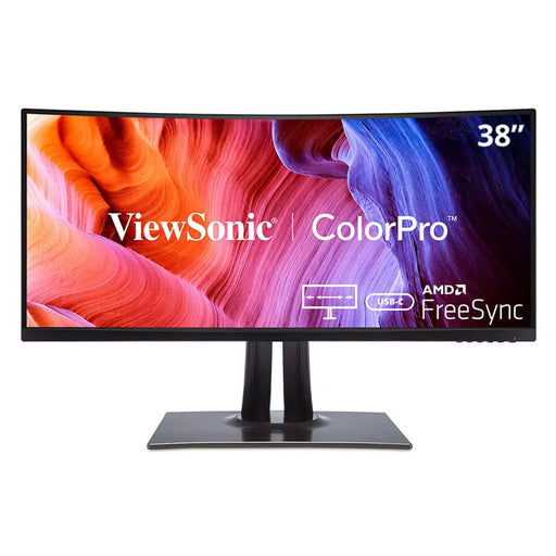 VIEWSONIC VP3881A 38inch IPS Monitor 3840x1600 21:9 2xHDMI DP USB - Бизнес монитори<<<Дисплеи<<<Аудио Видео Дисплеи и