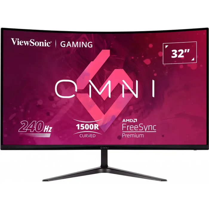 VIEWSONIC VX3219-PC-MHD 32inch 16:9 1920x1080 SuperClear VA curve monitor 240hz 1ms MPRT Adaptive Sync 2 HDMI DP