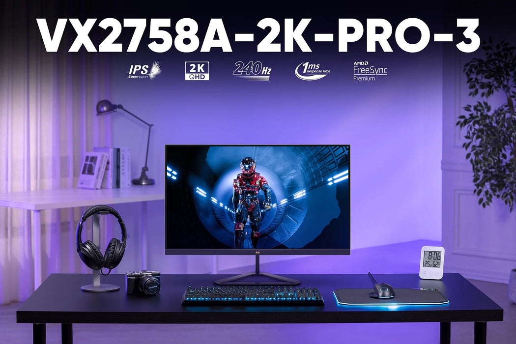 VIEWSONIC VX2758A-2K-PRO-3 27inch IPS 2560x1440 1ms 2xHDMI DP