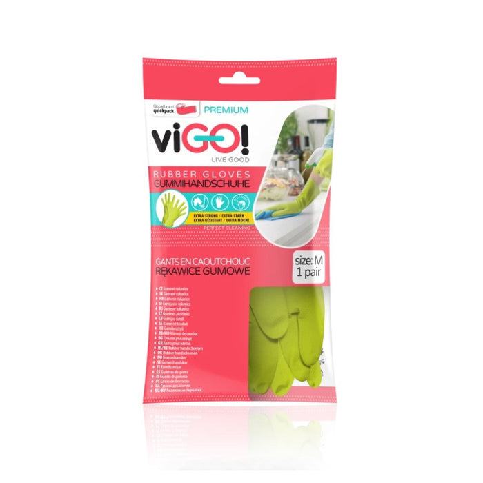 HOUSEHOLD RUBBER GLOVES M PREMIUM VIGO
