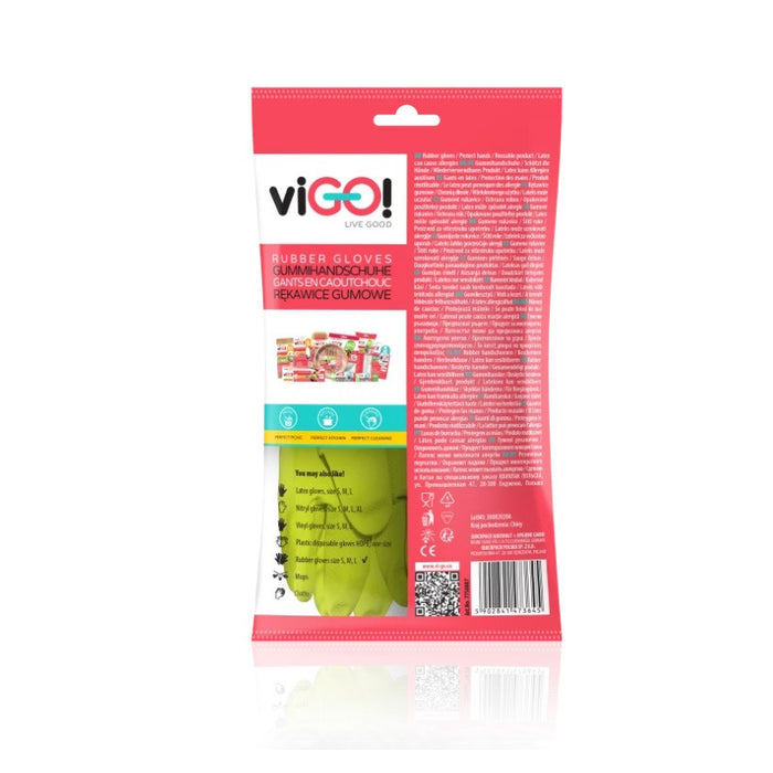 HOUSEHOLD RUBBER GLOVES M PREMIUM VIGO