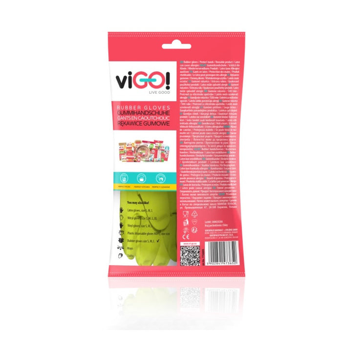 RUBBER HOUSEHOLD GLOVES L PREMIUM VIGO