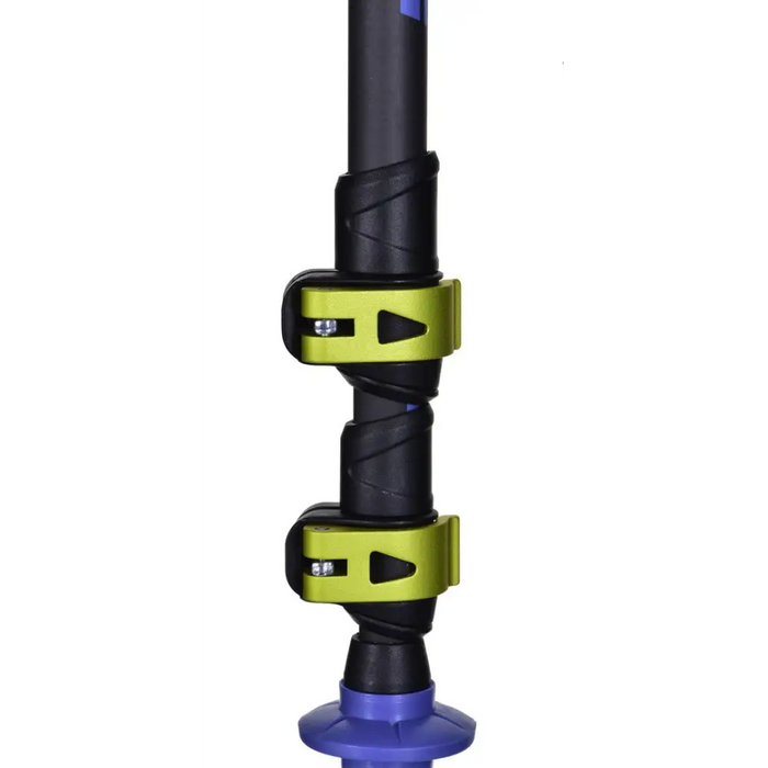 VIKING CARBO LITE TREKKING POLES BLACK/LIME - Poles for Nordic Walking and trekkingSIA-KNT<<<Sport