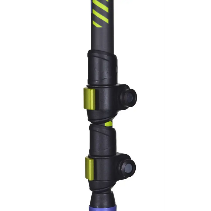 VIKING CARBO LITE TREKKING POLES BLACK/LIME - Poles for Nordic Walking and trekkingSIA-KNT<<<Sport