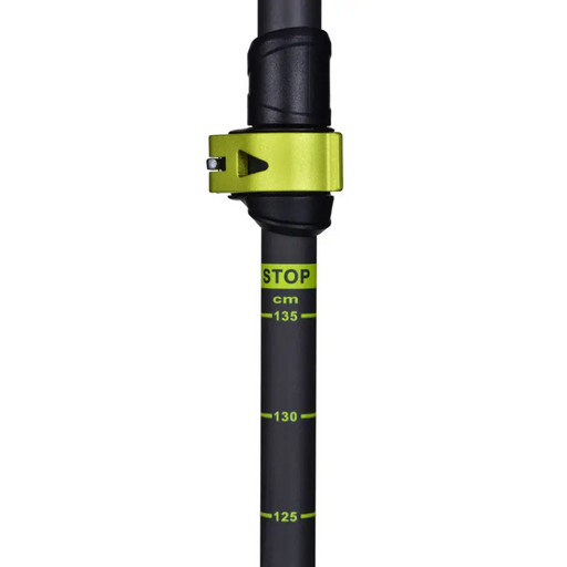 VIKING CARBO LITE TREKKING POLES BLACK/LIME - Poles for Nordic Walking and trekkingSIA-KNT<<<Sport