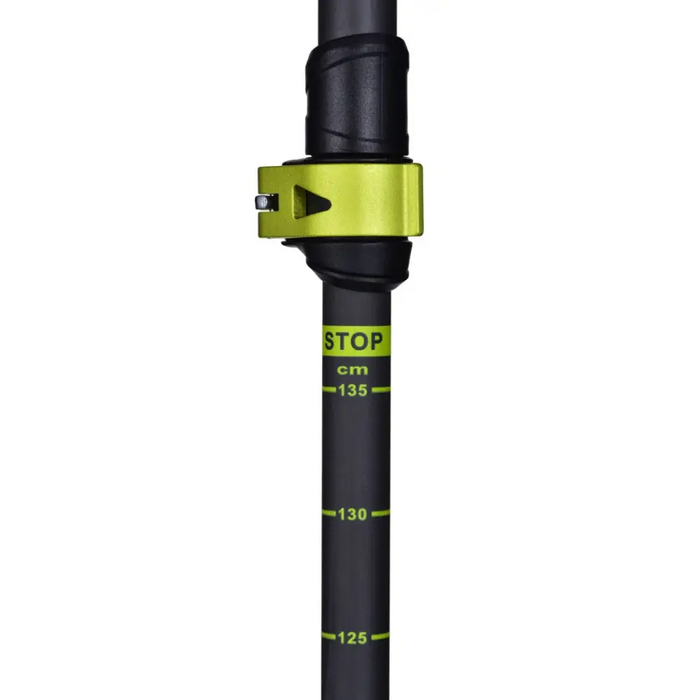VIKING CARBO LITE TREKKING POLES BLACK/LIME - Poles for Nordic Walking and trekkingSIA-KNT<<<Sport