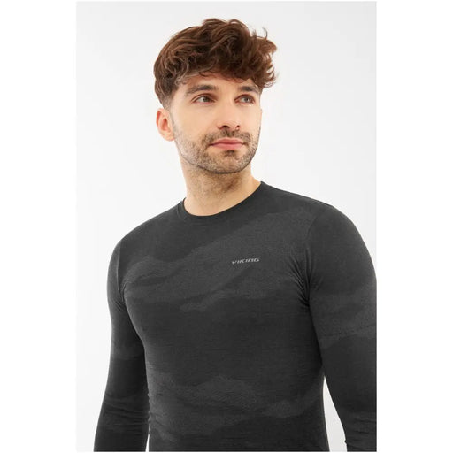 VIKING Gasher Man Longsleeve Merino men’s underwear size M black - Thermoactive underwearODM-BTE<<<Military