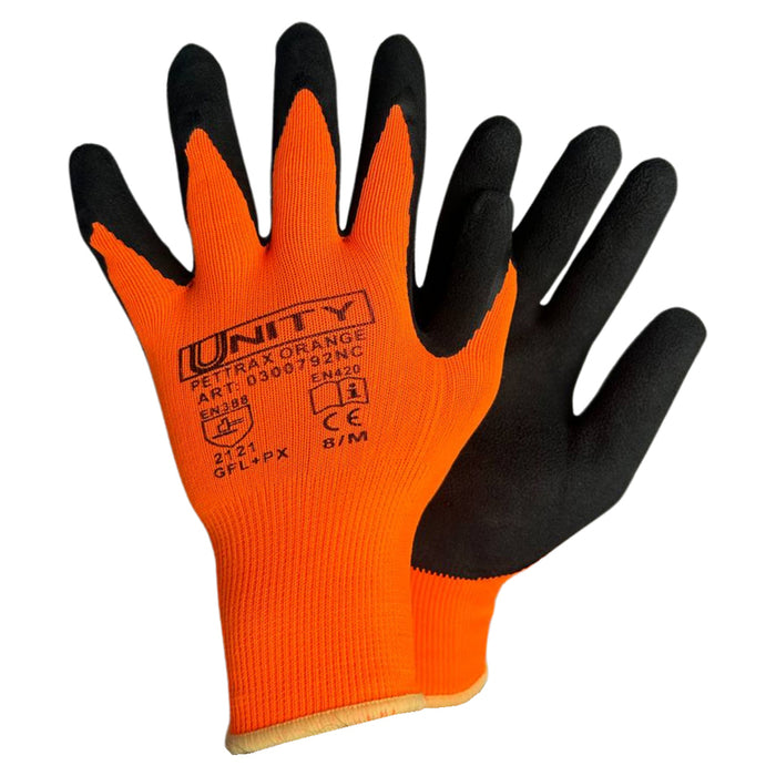 GLOVES SIZE 9 VIKING-T PETTRAX ORANGE