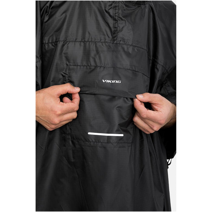 VIKING Vesper Adult Rain Poncho  Green Backpack (Plain)