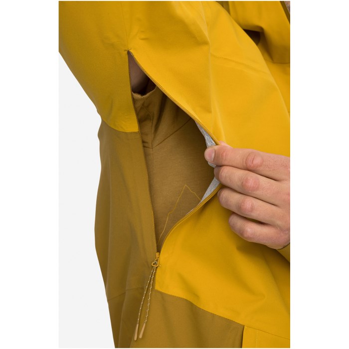 VIKING Numani Man men's jacket, brown and yellow, size M