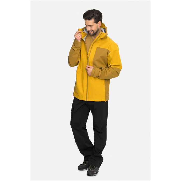 VIKING Numani Man men's jacket, brown and yellow, size M