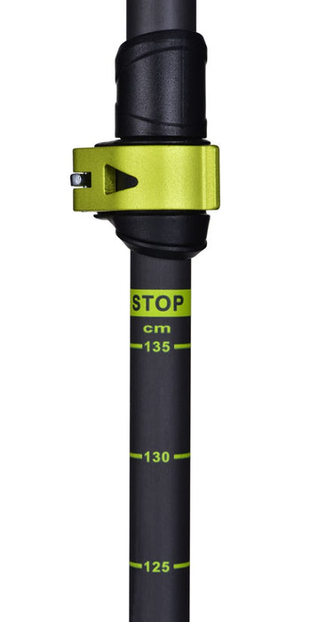 VIKING CARBO LITE TREKKING POLES BLACK/LIME
