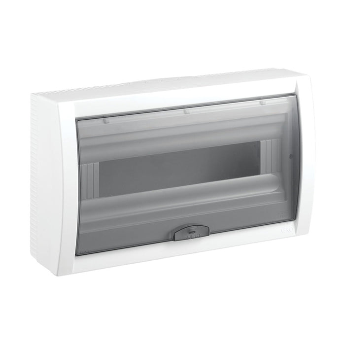 APARTMENT PANEL, SURFACE MOUNTING, 18 MODULES, VIKO BY PANASONIC, WITH TRANSPARENT DOOR