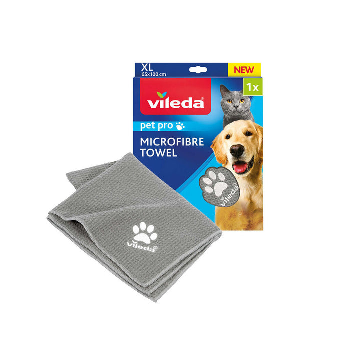Microfibre Towel Vileda 172651 Grey XL 65 x 100 cm