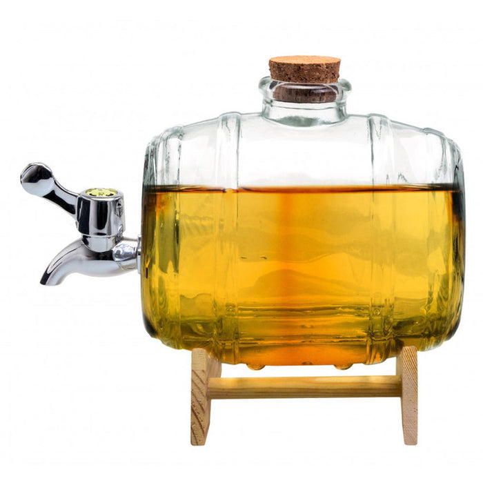 GLASS DISPENSER FOR ALCOHOL KEG 1 L VIN BOUQUET