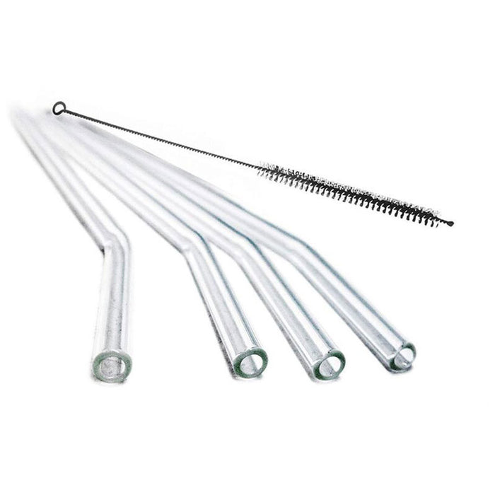 COCKTAIL GLASS STRAWS WITH BRUSH VIN BOUQUET