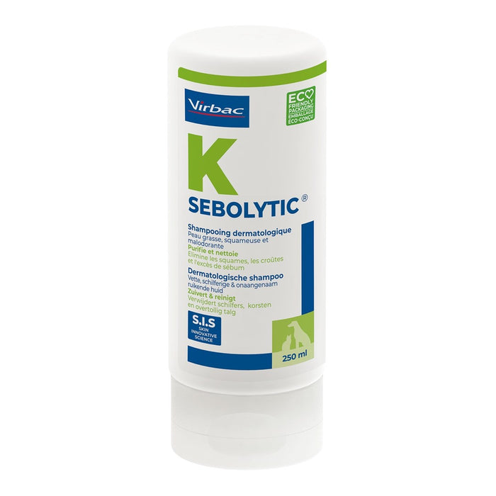 VIRBAC Sebolytic - shampoo for dogs and cats - 250 ml