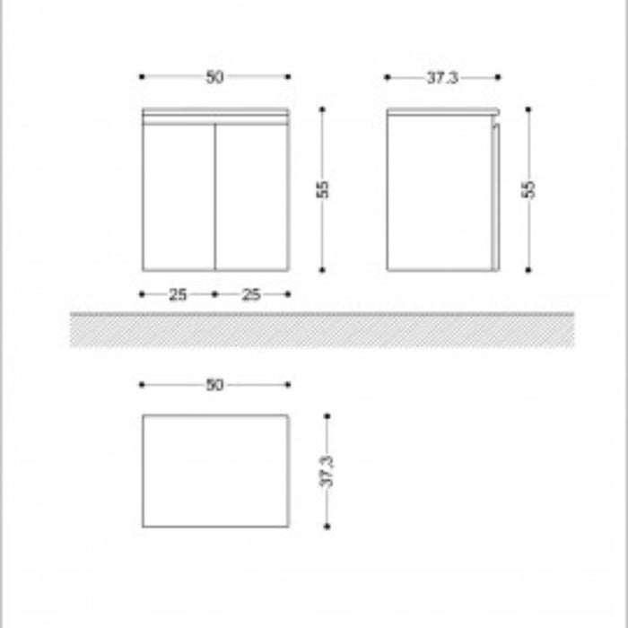 LOWER CABINET BETTY PVC