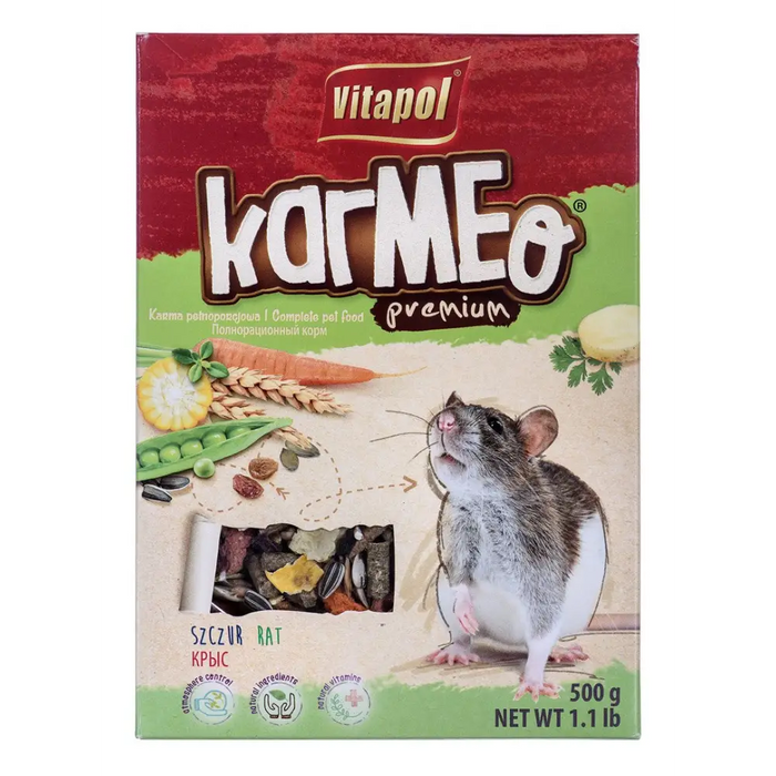 VITAPOL Karmeo Premium - rat food - 500g - FodderDMZ-KAR<<<For small animalsDMZ<<<ActionPL