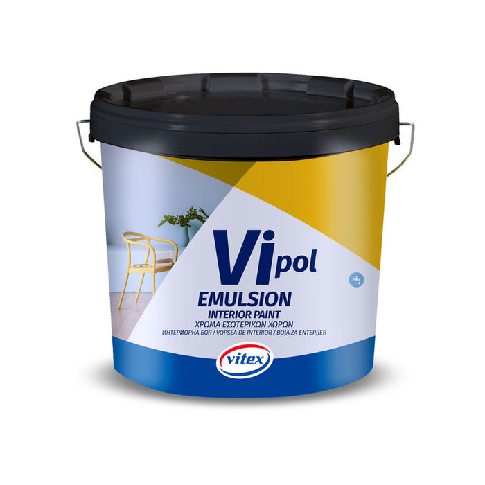 VIPOL INTERIOR PAINT WHITE 9 L VITEX