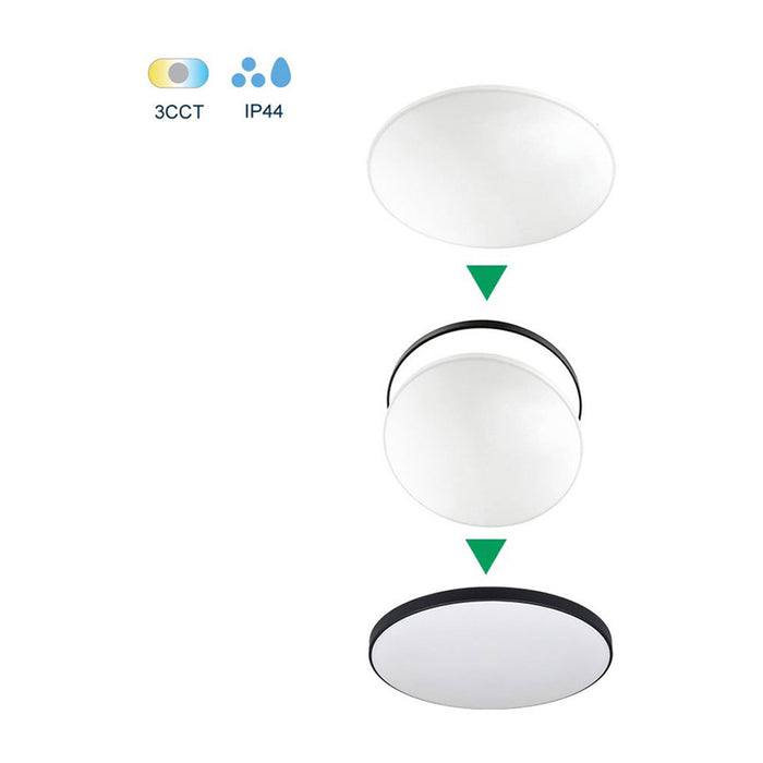 LED LAMP 24W 3000K-6000K 2160LM VITO SATURN