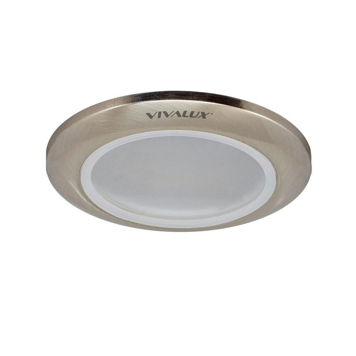 LUNA BUILT-IN CIRCLE G5.3 35W NICKEL/MAT VIVALUX