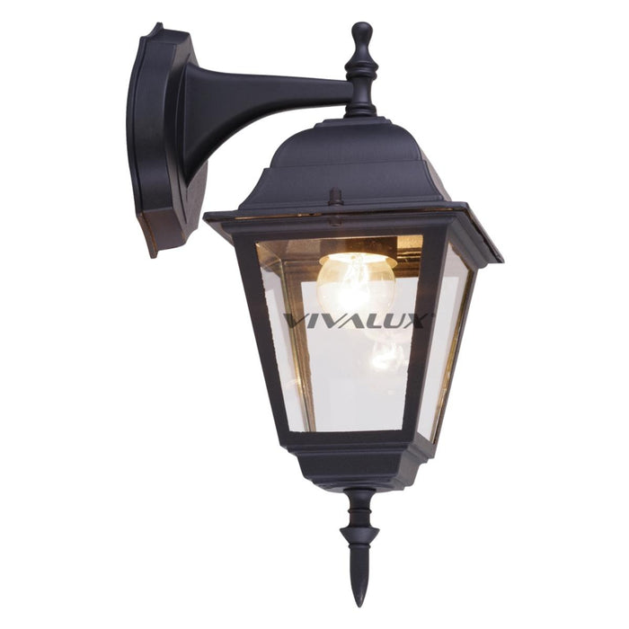 WALL LAMP RIGA TOP BRACKET BLACK