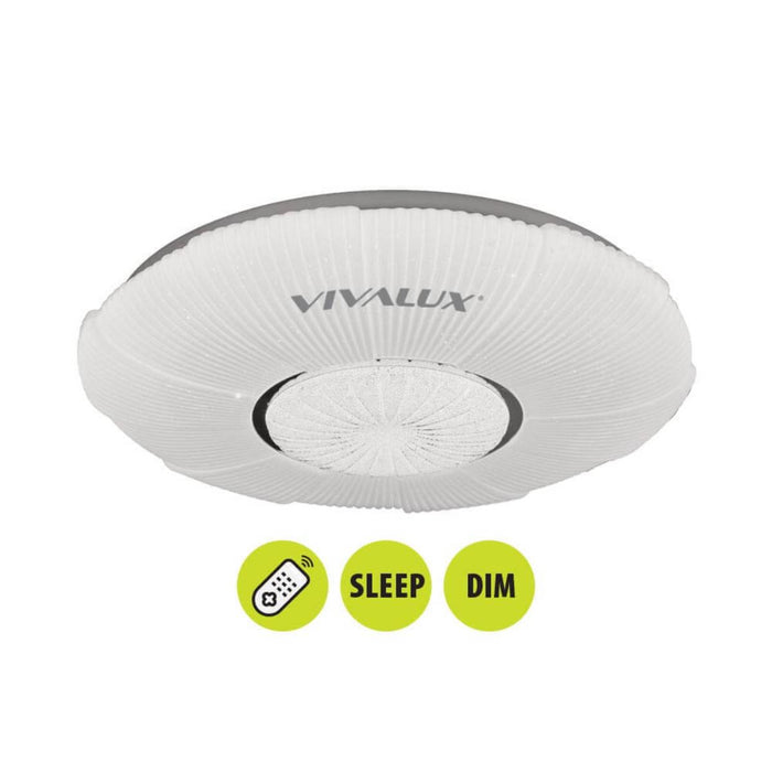 LED CEILING LAMP 60W 3000-6400K MULTIFUNCTIONAL+REMOTE VIVALUX AVIS