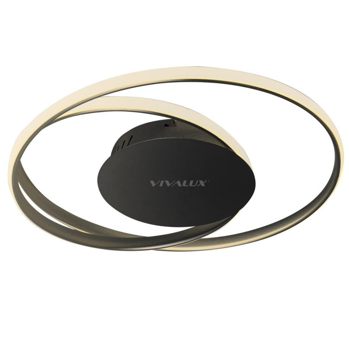 LED CEILING LAMP 38W 4000K 1692LM BLACK VIVALUX ODEON
