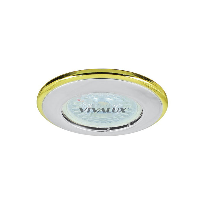 MOON CIRCLE SATIN GRAY/GOLD SL314 Ф82MM VIVALUX DUA