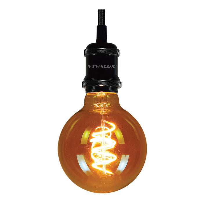 LED BULB VINTAGE E27 4W 2200K 300LM GFD95 DIMMABLE VIVALUX